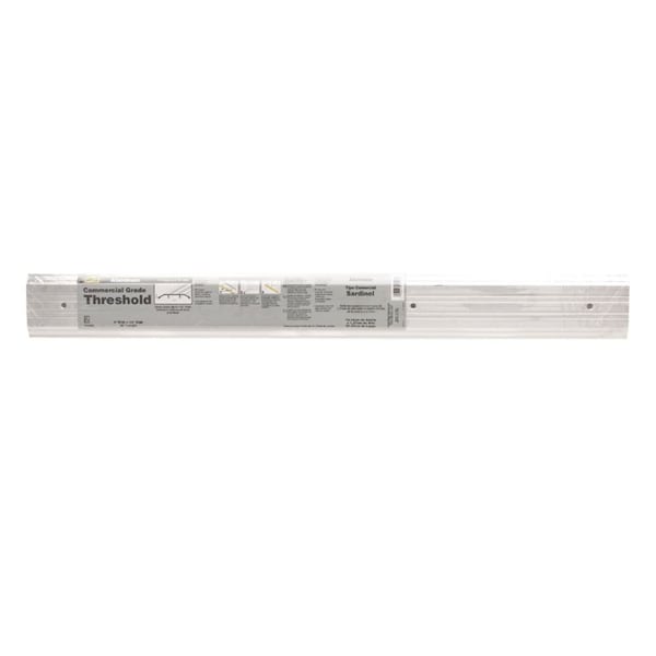 M-D Building Products M-D Building Products 0.5 in. H X 4 in. W X 36 in. L Aluminum Flat Top Threshold Silver 11502 - main